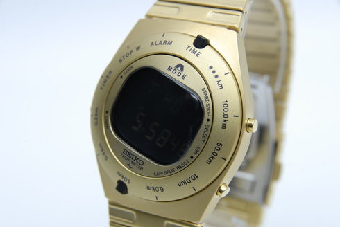 【 UNUSED 】 SEIKO Giugiaro Design A825-00D0 39mm 100m Water Resist Qz Men's Watch